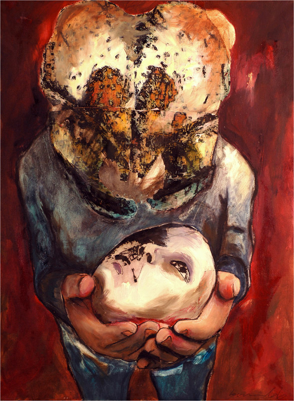 Comment-Servir-l'Homme-Huile-et-collages-sur-toile-60-x80-cm-web