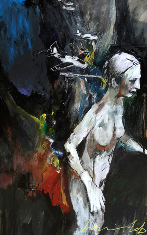 Fuite-diptyque-La-Reine-parti-droite-Huile-et-acrylique-sur-Toile-50-x-70-cm-web