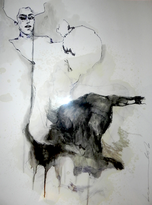 Grande-lutte-Bic-et-huile-sur-papier-90-x70-cm-web