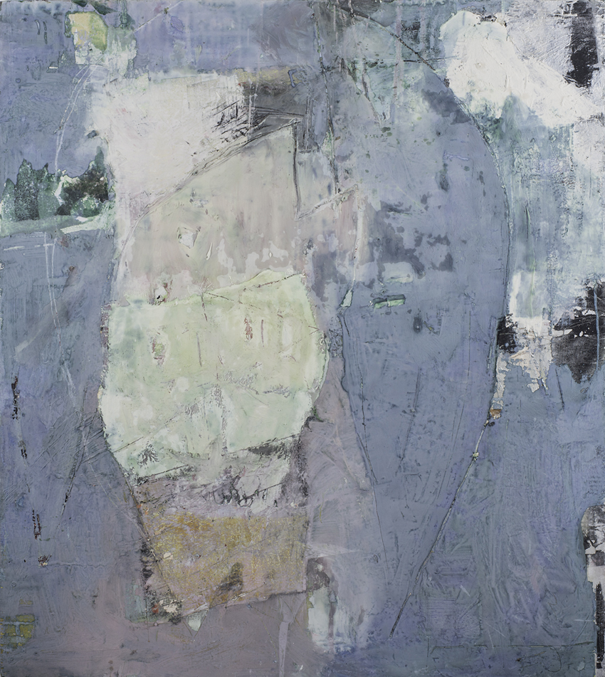 Sans Titre Pâle, matières mixtes sur bois, 90 x 80 cm, 2015 web